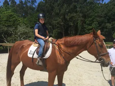 Excursión de 3º y 4º de Primaria al centro equestre «As Leiras». Curso 2016-17, foto 43 de 174