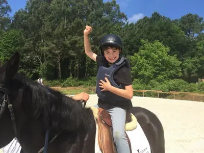 Excursión de 3º y 4º de Primaria al centro equestre «As Leiras». Curso 2016-17, foto 59 de 174
