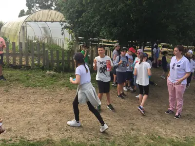 Excursión de 3º y 4º de Primaria al centro equestre «As Leiras». Curso 2016-17, foto 79 de 174