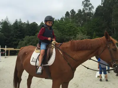 Excursión de 3º y 4º de Primaria al centro equestre «As Leiras». Curso 2016-17, foto 96 de 174