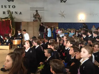 Primera foto de Celebramos la Navidad curso 2015-16
