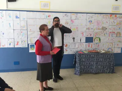 Primera foto de II Certame literario José Gras, «María nai do Amor» curso 2016-17